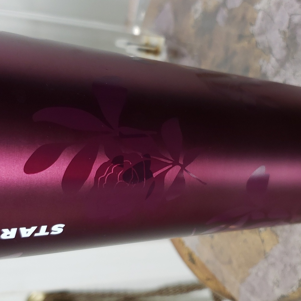 STARBUCKS PLUM ROSE TUMBLER - Picture 2 of 6